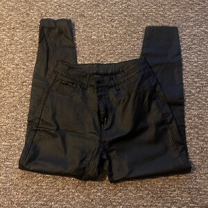 Faux Leather High waist Pants
